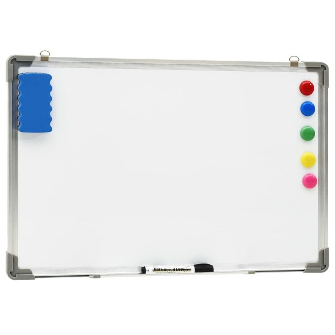 Magnetic Dry-erase Whiteboard White 50×35 cm Steel