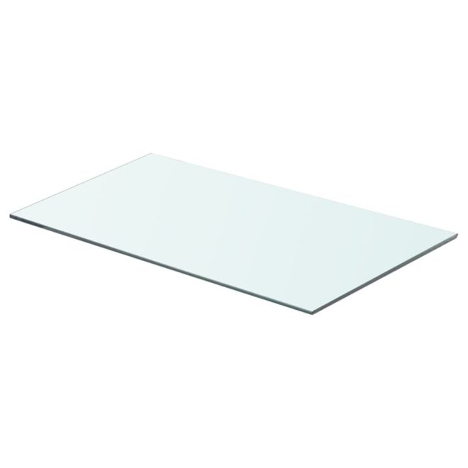 Shelves 2 pcs Panel Glass Clear 60×30 cm