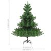 Nordmann Fir Artificial Christmas Tree with LEDs Green 150 cm