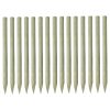 Pointed Fence Posts 15 pcs Impregnated Pinewood 4×150 cm
