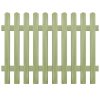 Picket Fence Impregnated Pinewood 170×120 cm 6/9 cm