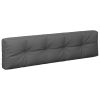 Pallet Cushions 5 pcs Anthracite Fabric