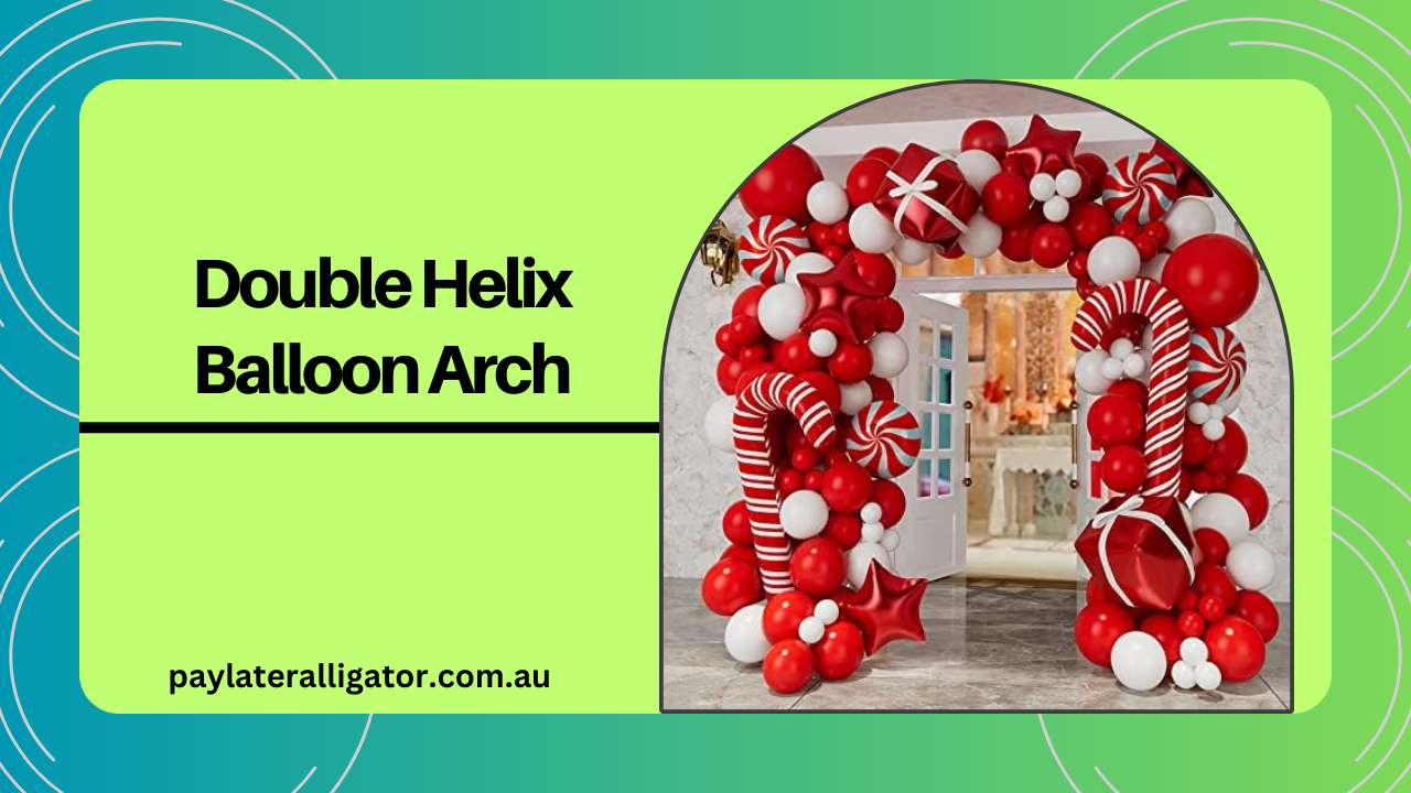 Double Helix Balloon Arch