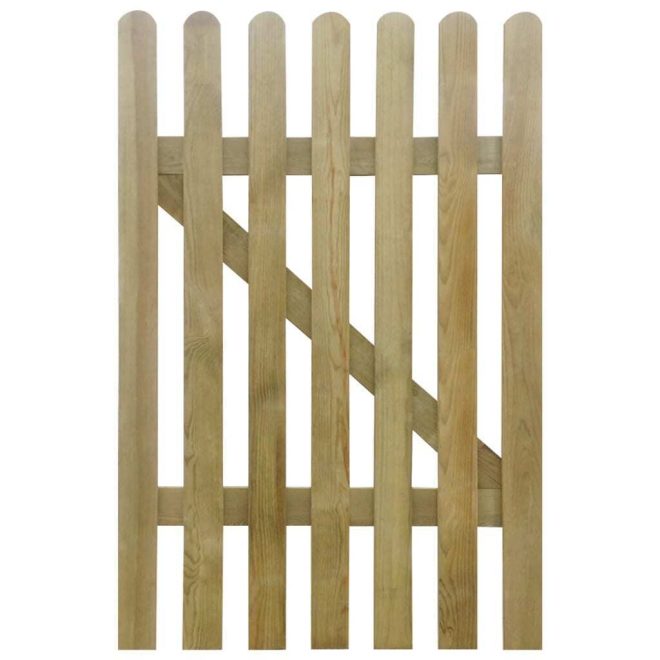 Garden Gate Wood 100×80 cm