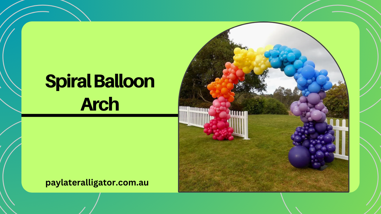 Spiral Balloon Arch