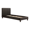 Marden Single PU Leather Bed Frame – Black