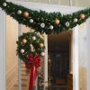 Jingle Jollys Christmas Garland Xmas Tree Decoration Green – 8ft