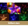Jingle Jollys Christmas Tree LED Xmas trees with Lights Multi Colour – 4ft