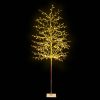 Jingle Jollys Christmas Tree LED Trees With Lights Warm White – 7ft – 480 LED