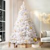 Jingle Jollys Christmas Tree 2.1M Xmas Trees Decorations White 1000 Tips