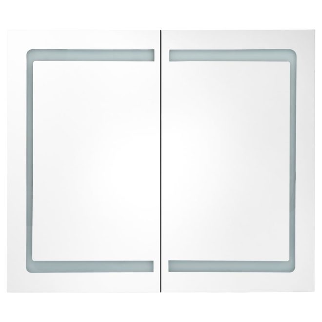 LED Bathroom Mirror Cabinet – 80×12.2×68 cm