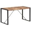 Dining Table Solid Wood with Sheesham Finish – 140x70x75 cm