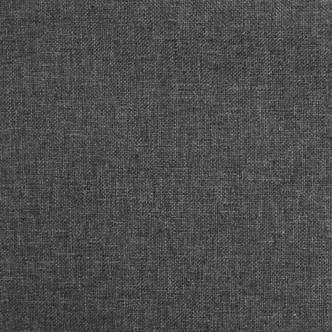 Bar Stools 2 pcs Dark Grey Fabric