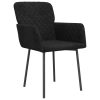 Dining Chairs 2 pcs Velvet – Black