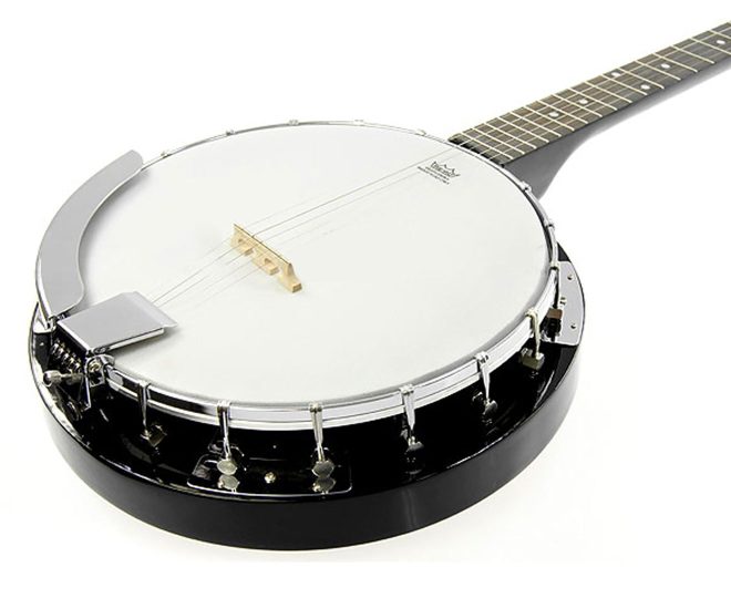 Karrera 5 String Resonator Banjo – Black