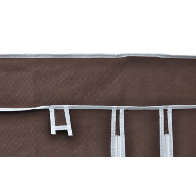 Folding Wardrobe 110 x 45 x 175 cm – Brown