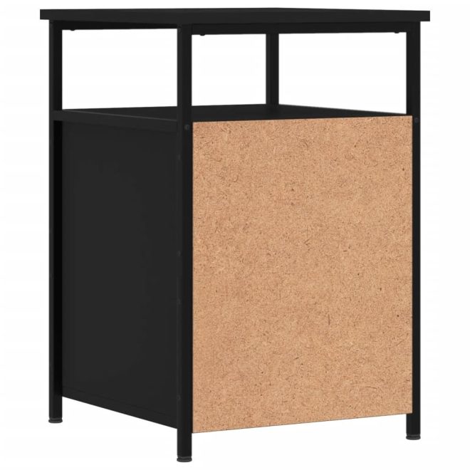 Bedside Cabinet 40x42x60 cm Engineered Wood – Black