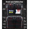 Battery Box 12V Camping Portable Deep Cycle AGM Universal Large USB Cig – 42.5×25.5×30 cm