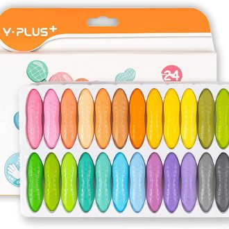 Peanut Kids Washable Crayons, Non-Toxic Pastel Colors