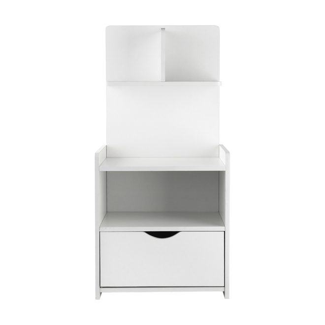 Bonnyrigg Bedside Table Cabinet Shelf Display Drawer Side Nightstand Unit Storage