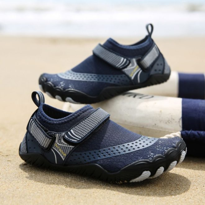 Kids Water Shoes Barefoot Quick Dry Aqua Sports Shoes Boys Girls – 2, Black