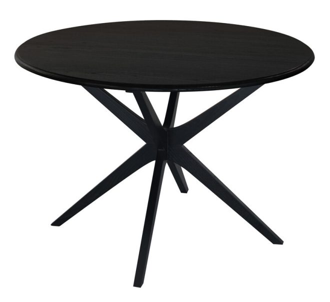 DION Round Dining Table – Black