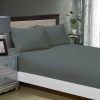 1000TC Ultra Soft Fitted Sheet & Pillowcase Set – King Single Size Bed – White