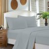 1000TC Ultra Soft King Single Size Bed Flat & Fitted Sheet Set – White