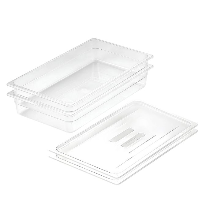 Clear Gastronorm GN Pan 1/1 Food Tray Storage