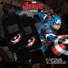 MARVEL AVENGERS 4-Piece Car Mat – Captain America