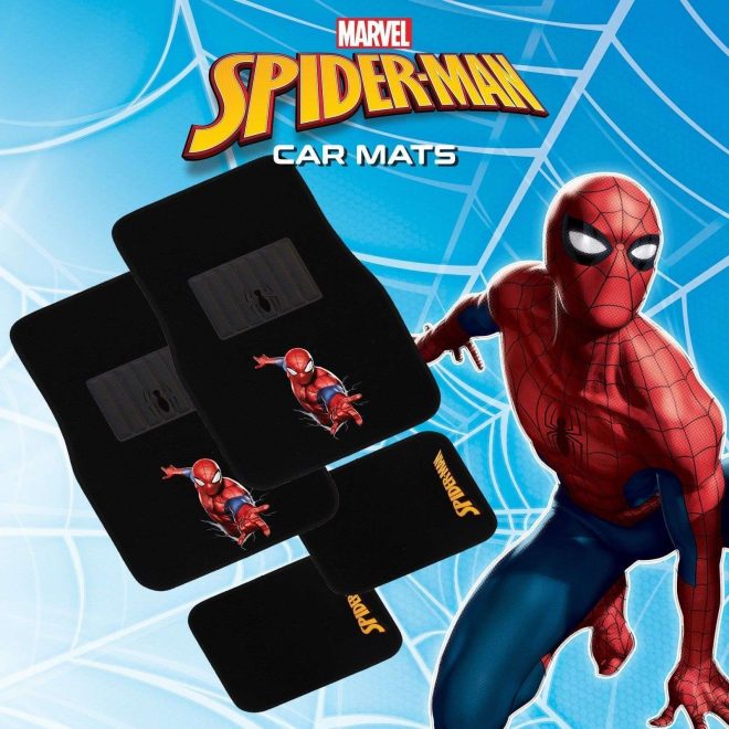 MARVEL AVENGERS 4-Piece Car Mat – Spider Man
