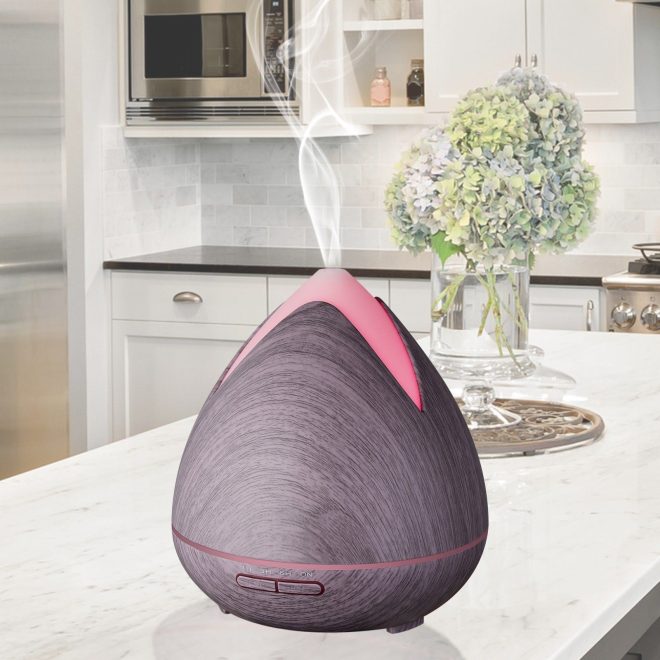 Essential Oils Ultrasonic Aromatherapy Diffuser Air Humidifier Purify 400ML – Violet