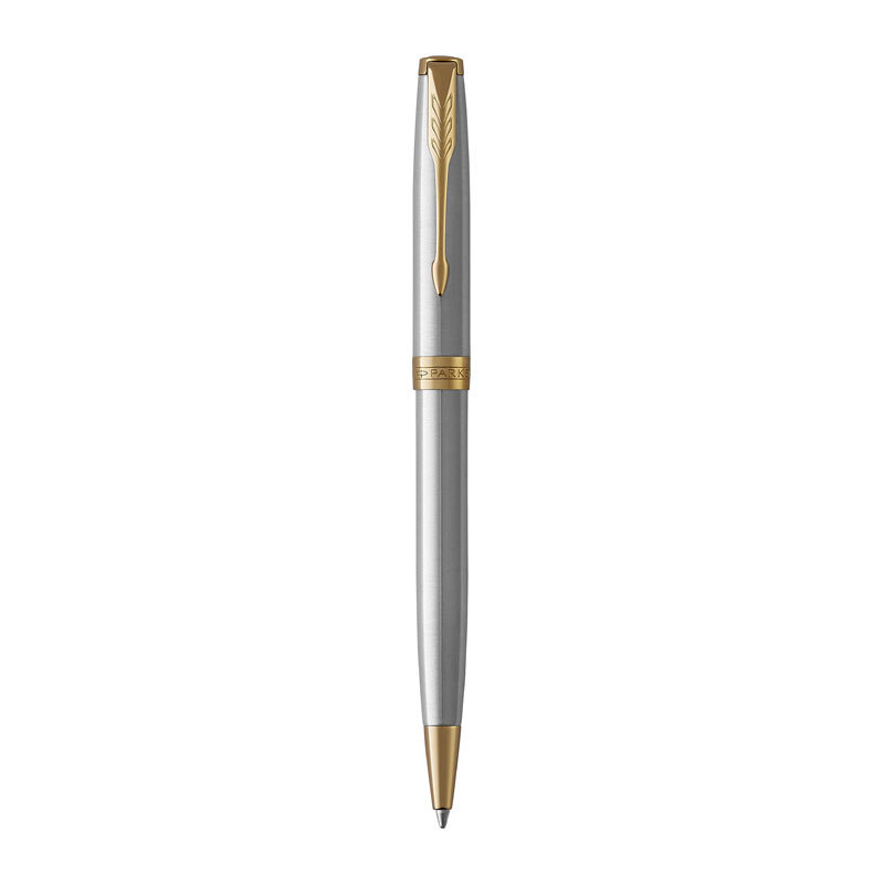 PARKER Sonnet BP – Stainless Steel with Gold Trim