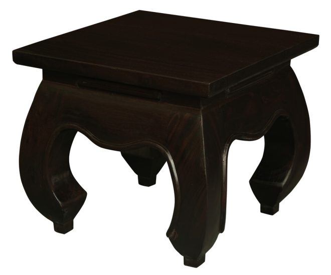 DYNASTY Opium Leg Lamp Table – Chocolate