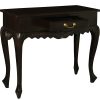 Sierra Carved 1 Drawer Sofa Table – Chocolate