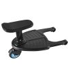 Stroller Step Board Toddler Buggys Wheel Standing Board Skateboard For Pram Kids – Blue