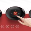 12 levels Electric Cupping Therapy Smart Scraping Massager Red Light Heating Body Slimming – Red