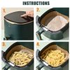 Air Fryer Disposable Paper Liner Set Non-Stick Pan Parchment Baking Paper – 50