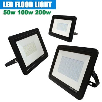 4 New Stylish LED Slim Flood Light AU Plug IP65 Indoor Outdoor