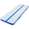 PROFLEX  Inflatable Air Track Mat Tumbling Gymnastics, (No Pump) – 300x100x10 cm, Blue and White