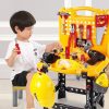 Toy Power Workbench, Kids Power Tool Bench Construction Set with Tools and Electric Drill