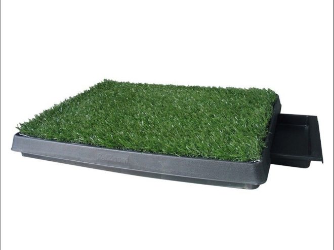 YES4PETS Indoor Dog Puppy Toilet Grass Potty Training Mat Loo Pad pad with grass – With 1 x Grass Mat