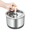 YES4PETS Automatic Electric Pet Water Fountain Dog Cat Stainless Steel Feeder Bowl Dispenser