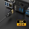 Simplecom CAH510 Ultra High Speed HDMI 2.1 Cable 48Gbps 8K@60Hz Slim Flexible 1M