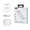 CHOETECH T588-F-WH 3-in-1 Foldable Fast Wireless Charger for Phone/Watch/Earphone