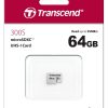 TRANSCEND TS64GUSD300S 64GB UHS-I U1 microSD w/o Adapter  (microSDHC I, C10, U1)