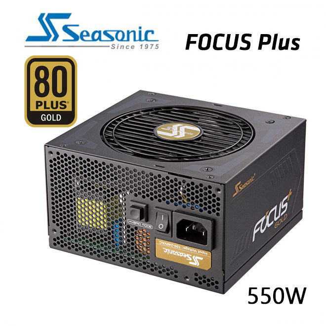 SeaSonic FOCUS PLUS Gold PSU ( OneSeasonic ) – 550 W