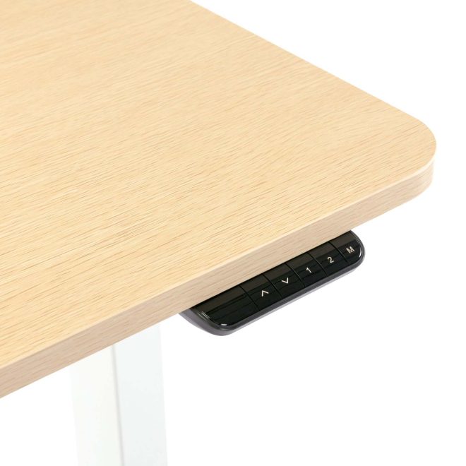 1.2m Sit And Stand Desk – Natural
