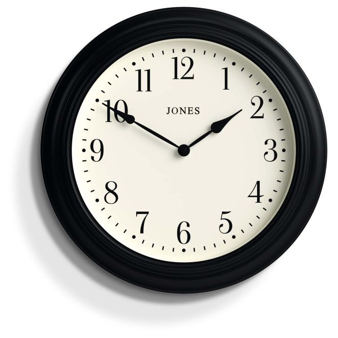 Newgate Jones Supper Club Clock – Black