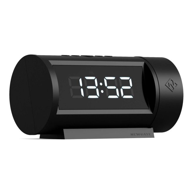 Newgate Pil Led Alarm Clock – Black